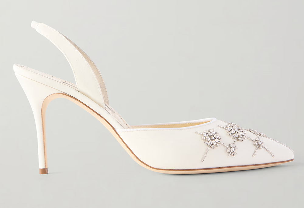 Manolo Blahnik Shoes 2026. Manolo Blahnik Crystal Bridal Shoes 2026. Manolo Blahnik Wedding Shoes 2026. High Heel Bridal Shoes 2026. High Heel Wedding Shoes 2026. Manolo Blahnik Designer Shoes 2026. Bridal shoes with Crystals 2026. Summer Bride Outfits 2026. Luxury Bridal Shoes 2026.
